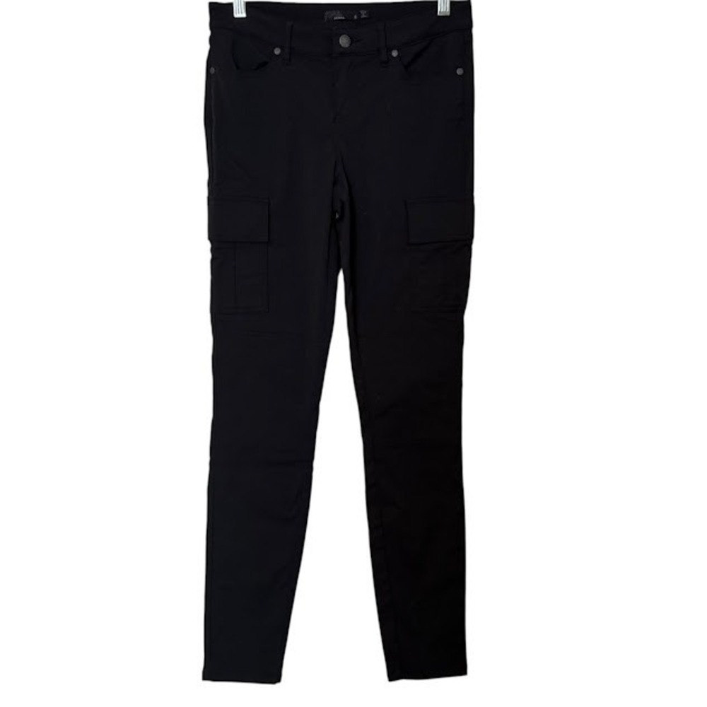 prAna Black Meme Skinny Cargo Nylon Outdoor Hiking Pants Womens‎ 6